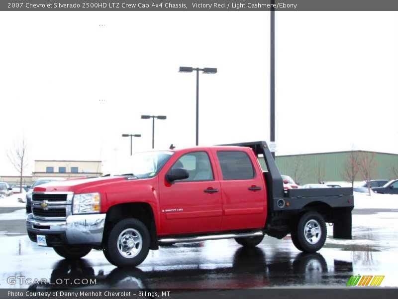 Victory Red / Light Cashmere/Ebony 2007 Chevrolet Silverado 2500HD LTZ Crew Cab 4x4 Chassis