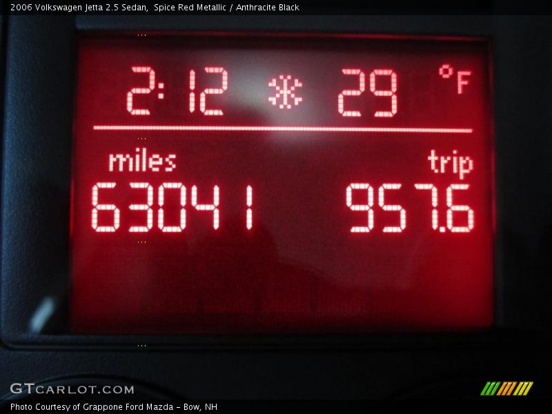 Spice Red Metallic / Anthracite Black 2006 Volkswagen Jetta 2.5 Sedan