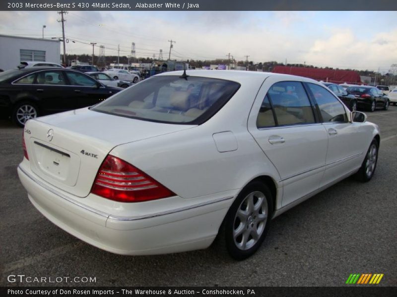 Alabaster White / Java 2003 Mercedes-Benz S 430 4Matic Sedan