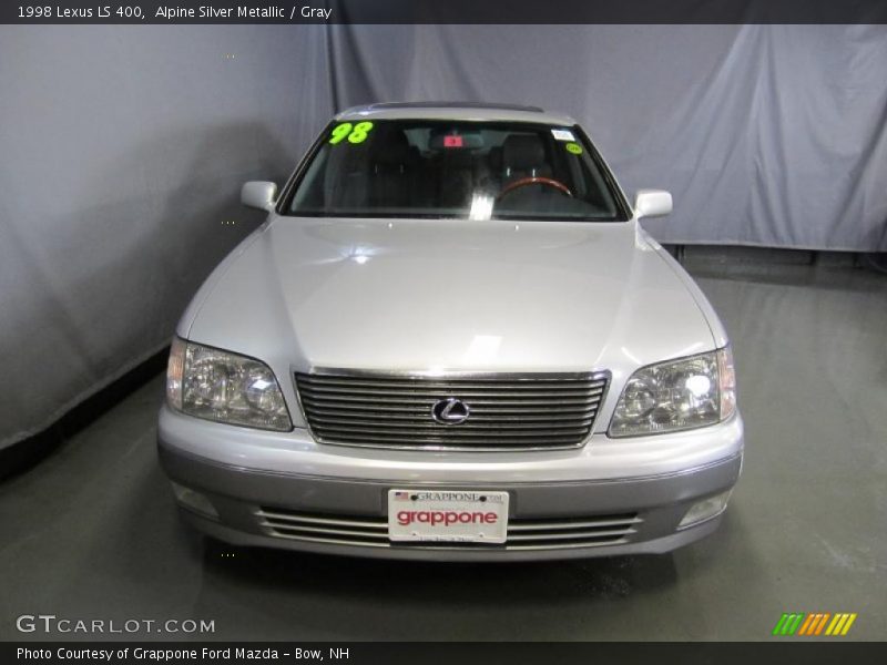 Alpine Silver Metallic / Gray 1998 Lexus LS 400