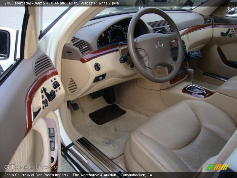 Java Interior - 2003 S 430 4Matic Sedan 