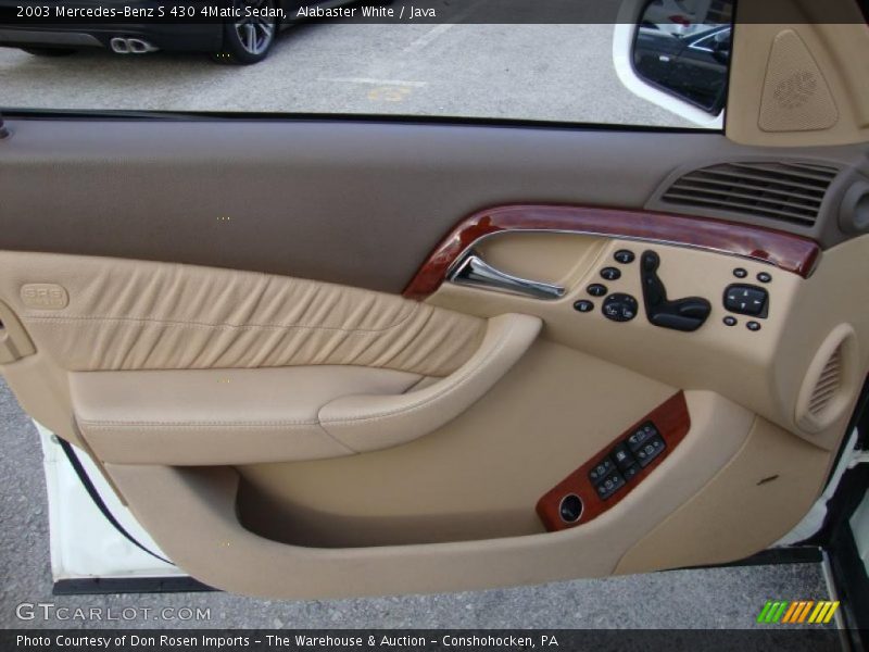 Door Panel of 2003 S 430 4Matic Sedan