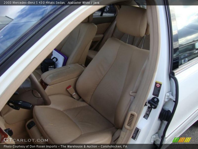 Alabaster White / Java 2003 Mercedes-Benz S 430 4Matic Sedan