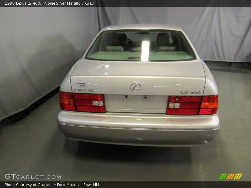 Alpine Silver Metallic / Gray 1998 Lexus LS 400