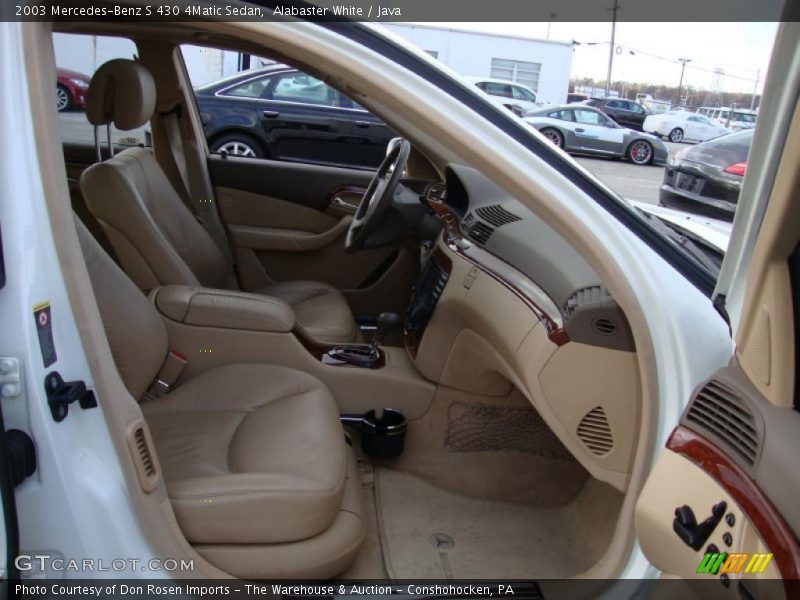 Alabaster White / Java 2003 Mercedes-Benz S 430 4Matic Sedan