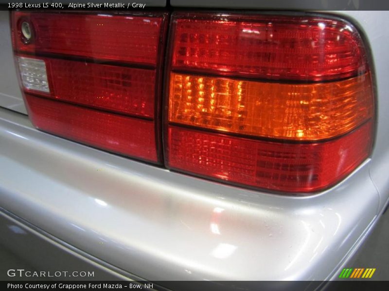 Alpine Silver Metallic / Gray 1998 Lexus LS 400