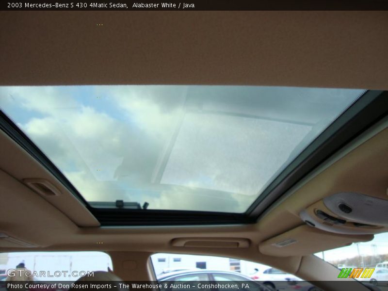 Sunroof of 2003 S 430 4Matic Sedan