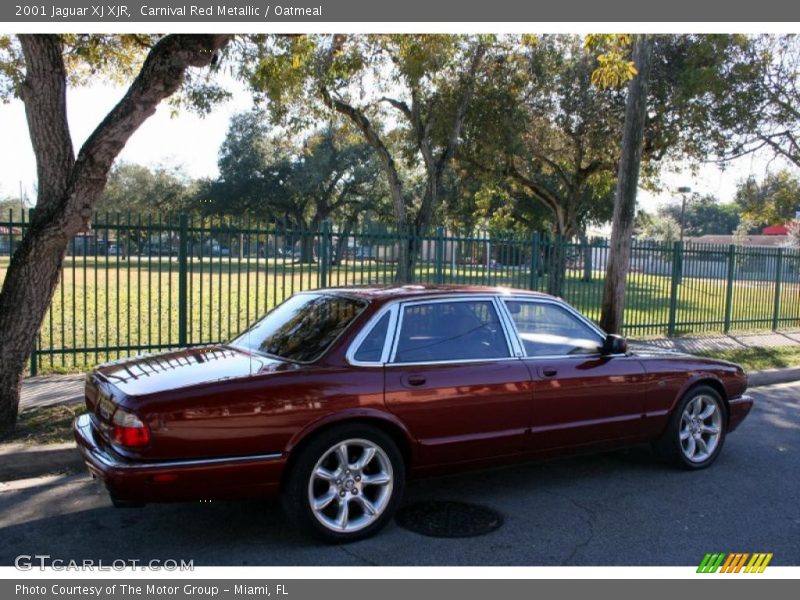 Carnival Red Metallic / Oatmeal 2001 Jaguar XJ XJR
