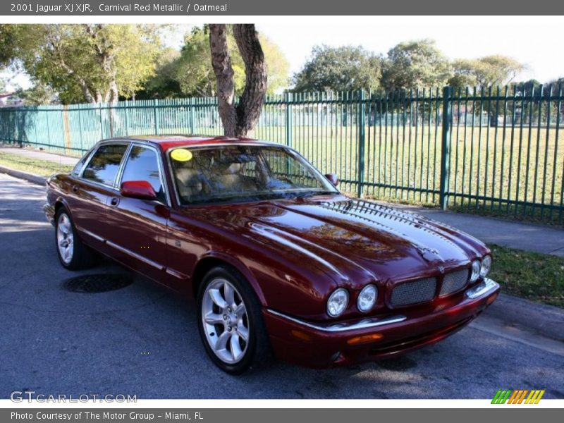 Carnival Red Metallic / Oatmeal 2001 Jaguar XJ XJR