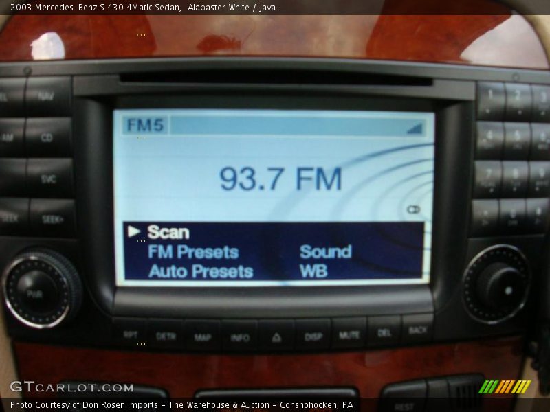 Alabaster White / Java 2003 Mercedes-Benz S 430 4Matic Sedan