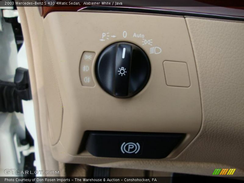 Alabaster White / Java 2003 Mercedes-Benz S 430 4Matic Sedan