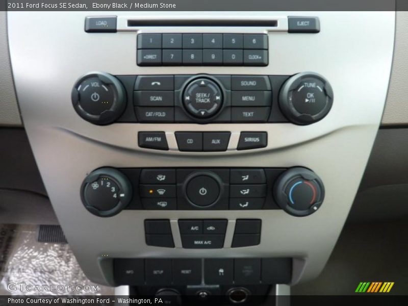 Ebony Black / Medium Stone 2011 Ford Focus SE Sedan