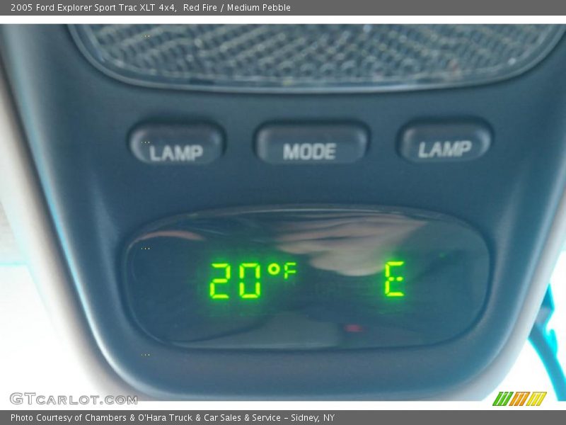 Red Fire / Medium Pebble 2005 Ford Explorer Sport Trac XLT 4x4