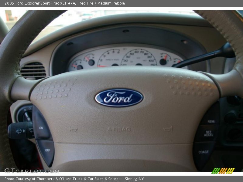 Red Fire / Medium Pebble 2005 Ford Explorer Sport Trac XLT 4x4