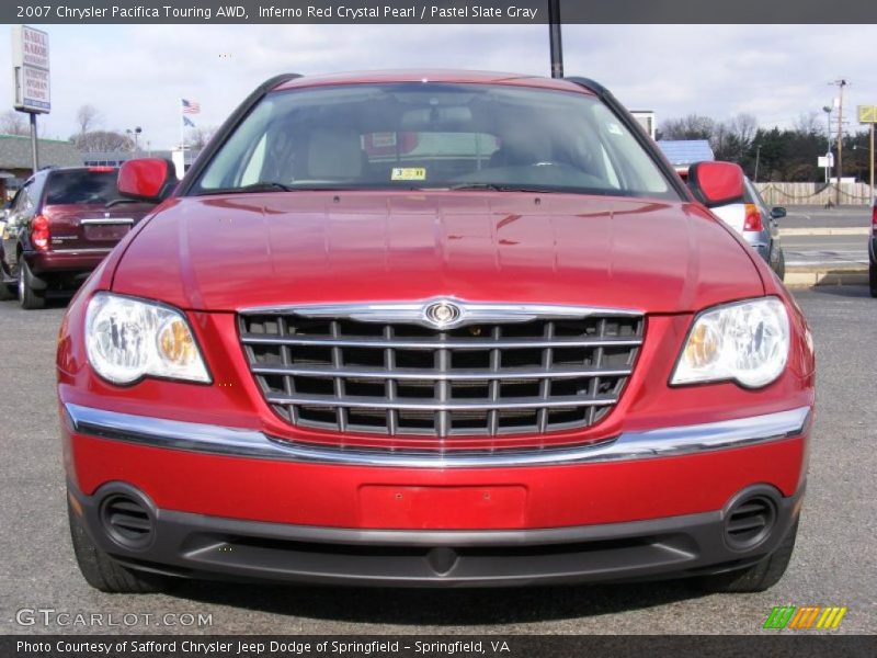 Inferno Red Crystal Pearl / Pastel Slate Gray 2007 Chrysler Pacifica Touring AWD