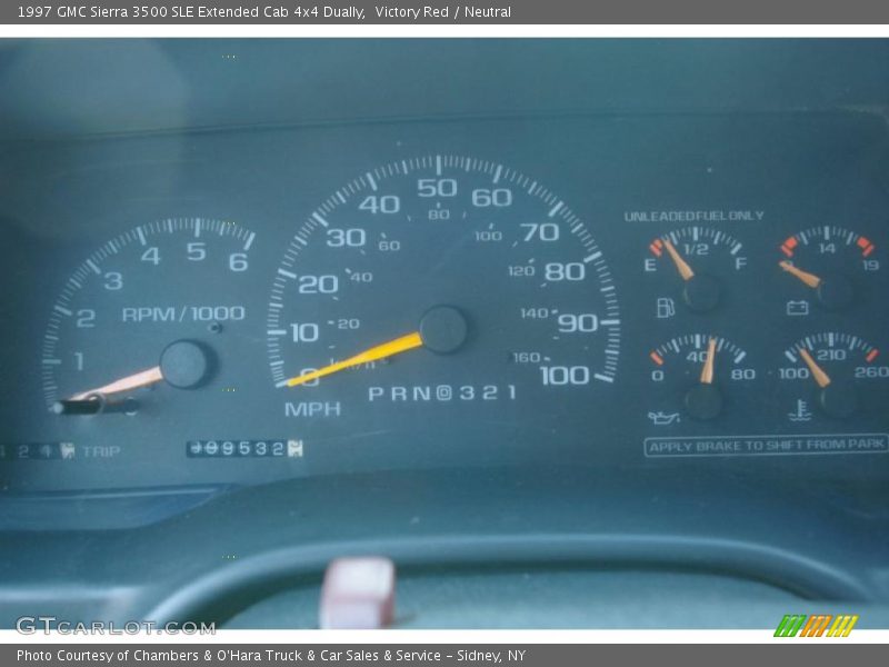  1997 Sierra 3500 SLE Extended Cab 4x4 Dually SLE Extended Cab 4x4 Dually Gauges