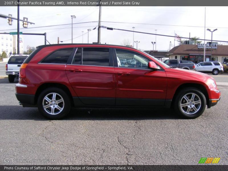 Inferno Red Crystal Pearl / Pastel Slate Gray 2007 Chrysler Pacifica Touring AWD