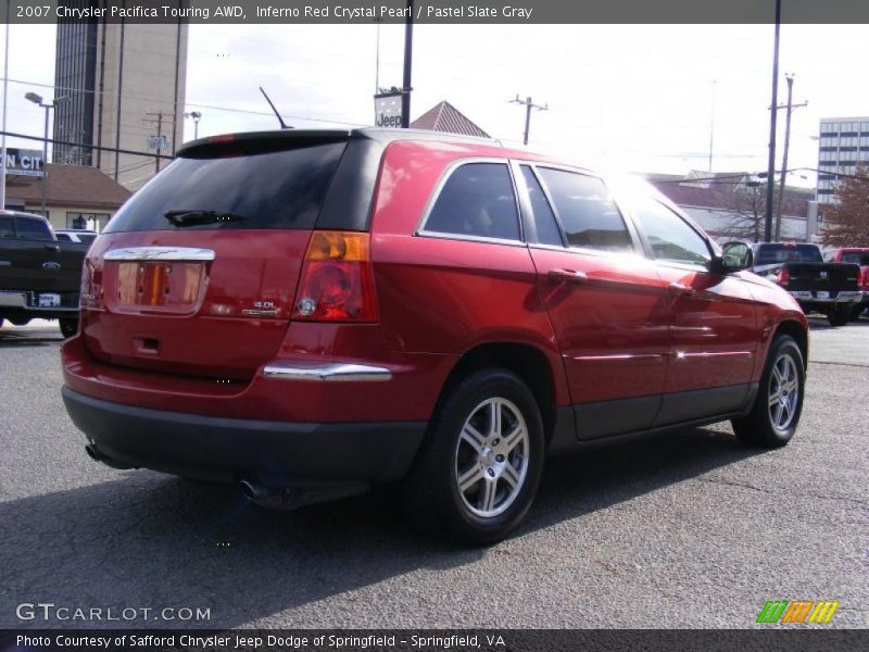 Inferno Red Crystal Pearl / Pastel Slate Gray 2007 Chrysler Pacifica Touring AWD