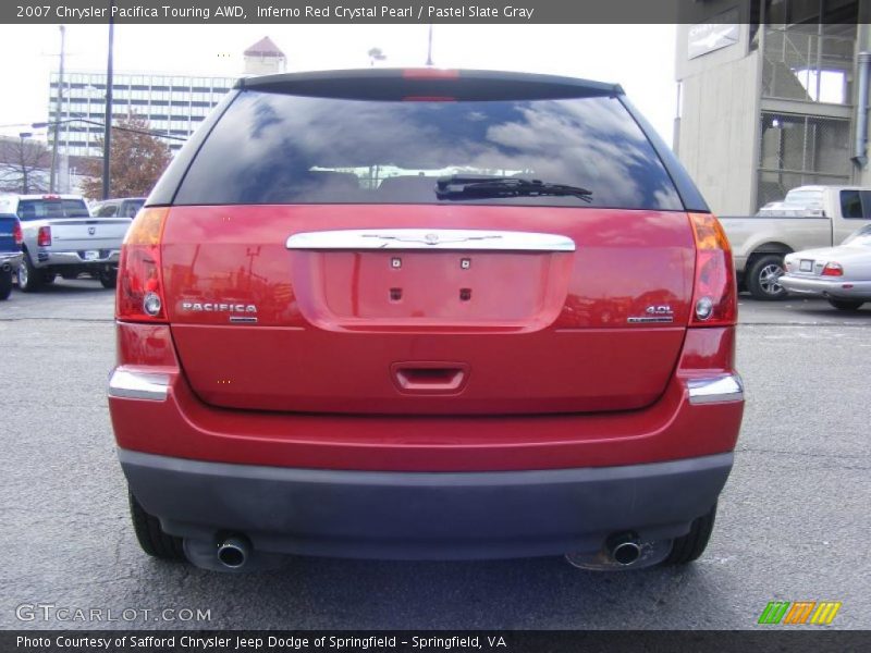 Inferno Red Crystal Pearl / Pastel Slate Gray 2007 Chrysler Pacifica Touring AWD