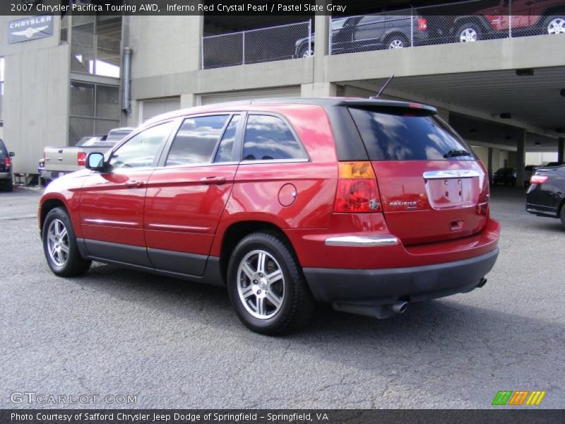 Inferno Red Crystal Pearl / Pastel Slate Gray 2007 Chrysler Pacifica Touring AWD