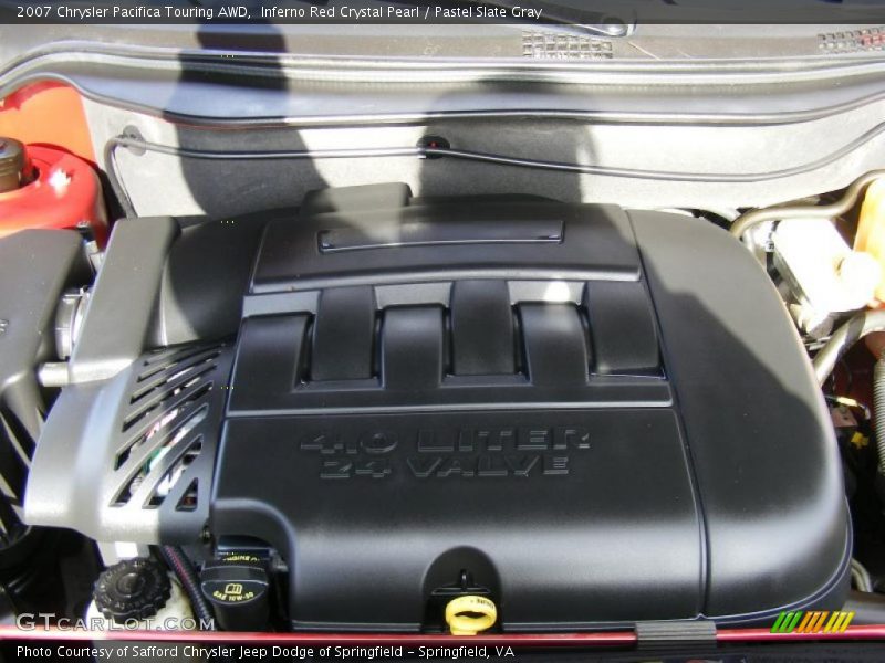 Inferno Red Crystal Pearl / Pastel Slate Gray 2007 Chrysler Pacifica Touring AWD