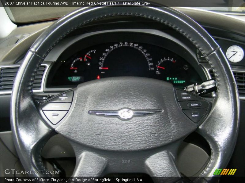 Inferno Red Crystal Pearl / Pastel Slate Gray 2007 Chrysler Pacifica Touring AWD