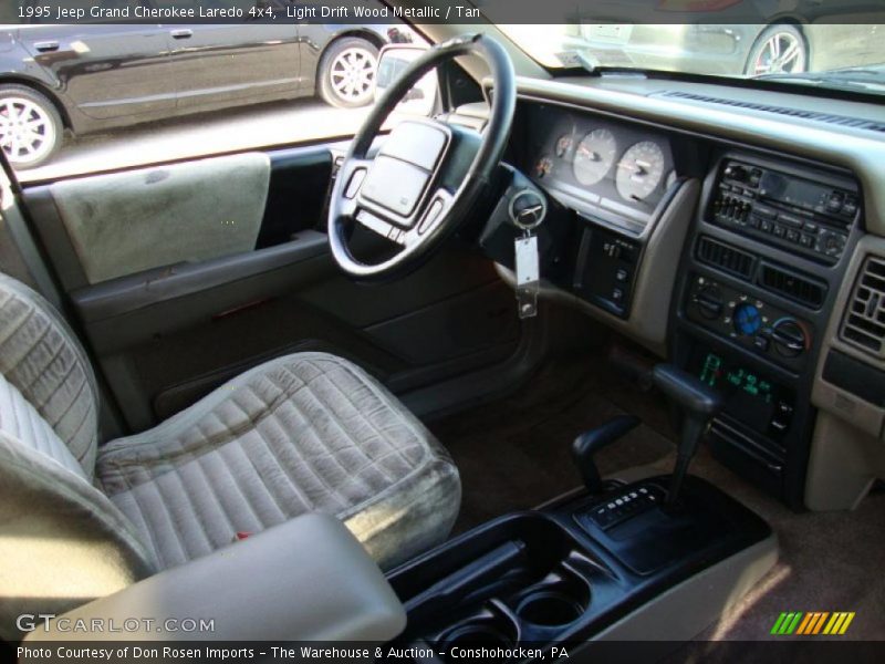 Light Drift Wood Metallic / Tan 1995 Jeep Grand Cherokee Laredo 4x4