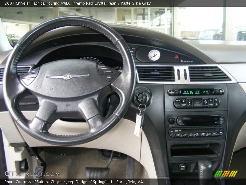 Inferno Red Crystal Pearl / Pastel Slate Gray 2007 Chrysler Pacifica Touring AWD