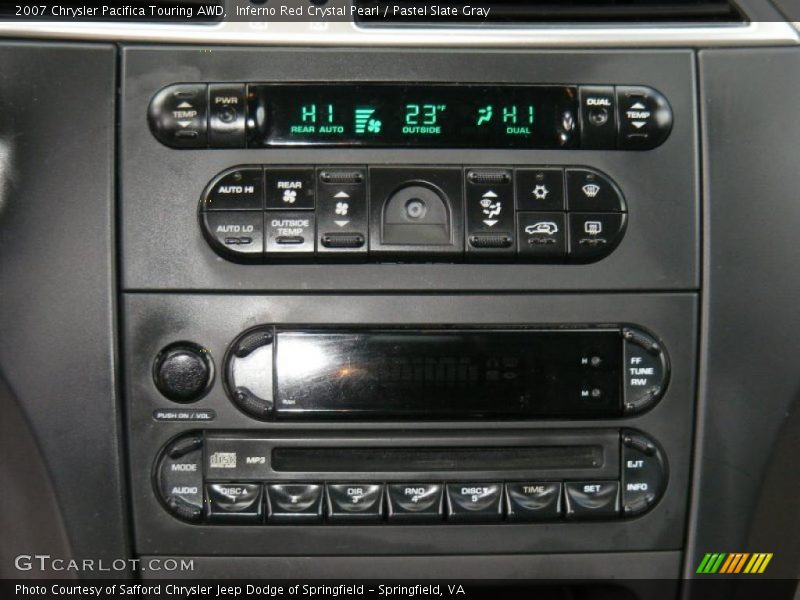 Inferno Red Crystal Pearl / Pastel Slate Gray 2007 Chrysler Pacifica Touring AWD