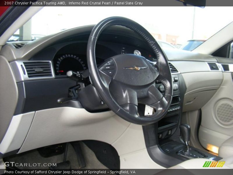 Inferno Red Crystal Pearl / Pastel Slate Gray 2007 Chrysler Pacifica Touring AWD