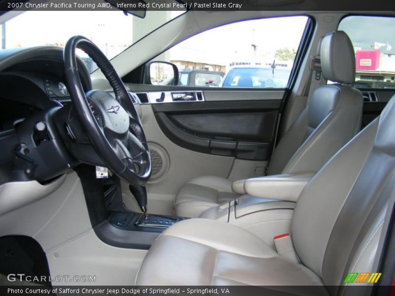 Inferno Red Crystal Pearl / Pastel Slate Gray 2007 Chrysler Pacifica Touring AWD