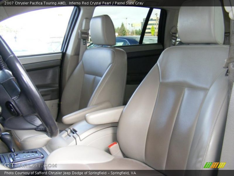Inferno Red Crystal Pearl / Pastel Slate Gray 2007 Chrysler Pacifica Touring AWD