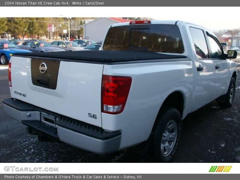 White / Sand/Steel 2004 Nissan Titan XE Crew Cab 4x4