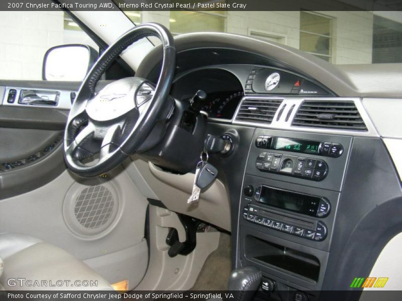Inferno Red Crystal Pearl / Pastel Slate Gray 2007 Chrysler Pacifica Touring AWD