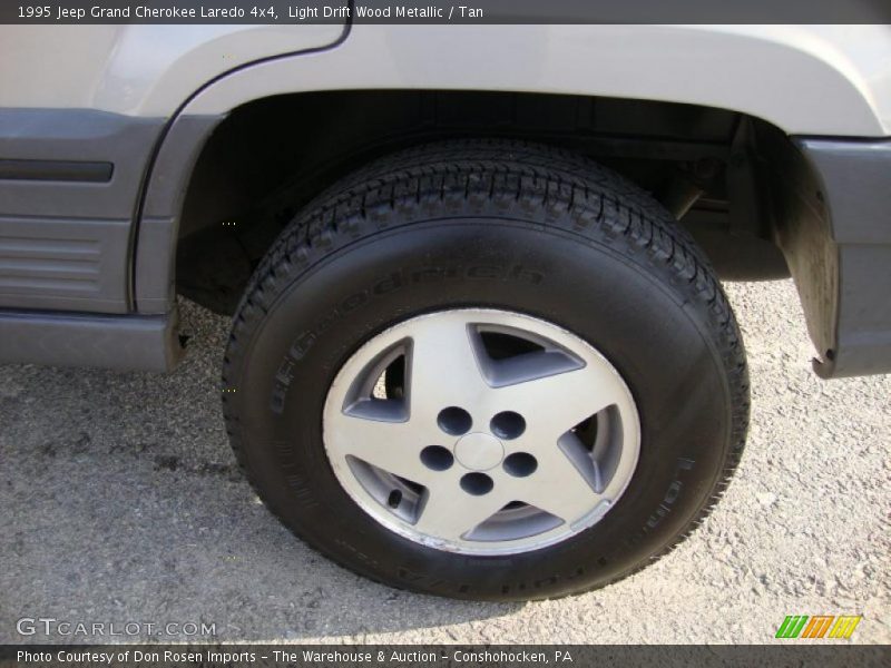 Light Drift Wood Metallic / Tan 1995 Jeep Grand Cherokee Laredo 4x4