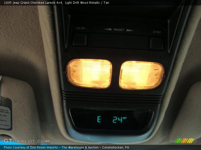Light Drift Wood Metallic / Tan 1995 Jeep Grand Cherokee Laredo 4x4