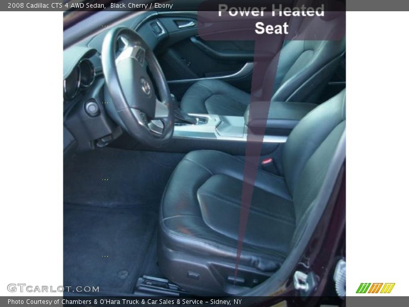 Black Cherry / Ebony 2008 Cadillac CTS 4 AWD Sedan