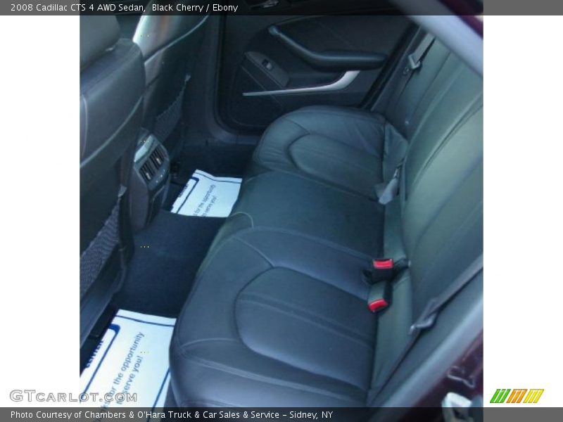 Black Cherry / Ebony 2008 Cadillac CTS 4 AWD Sedan