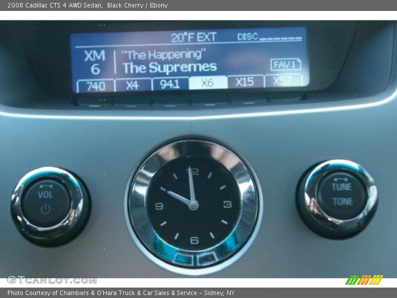 Black Cherry / Ebony 2008 Cadillac CTS 4 AWD Sedan