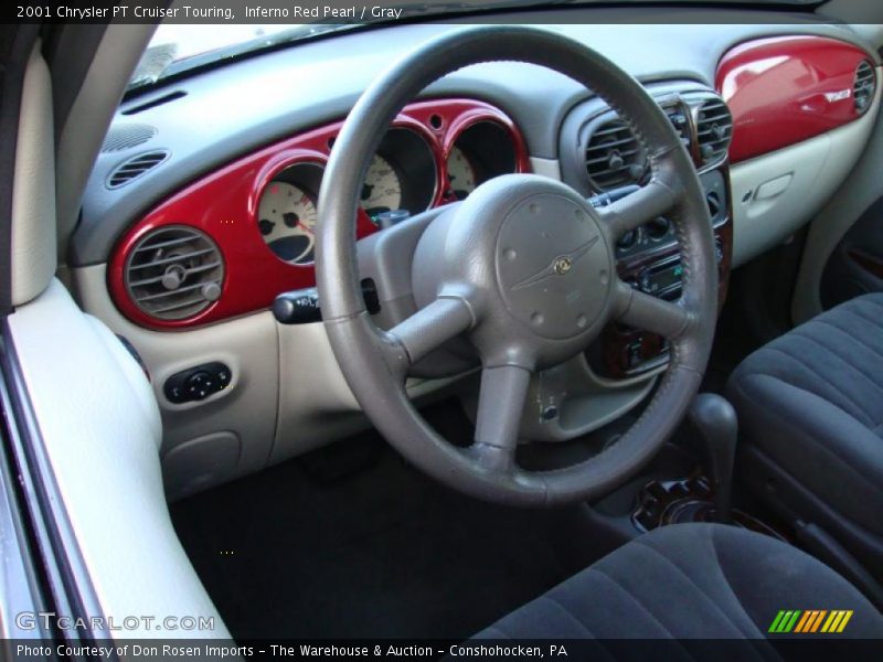 Inferno Red Pearl / Gray 2001 Chrysler PT Cruiser Touring