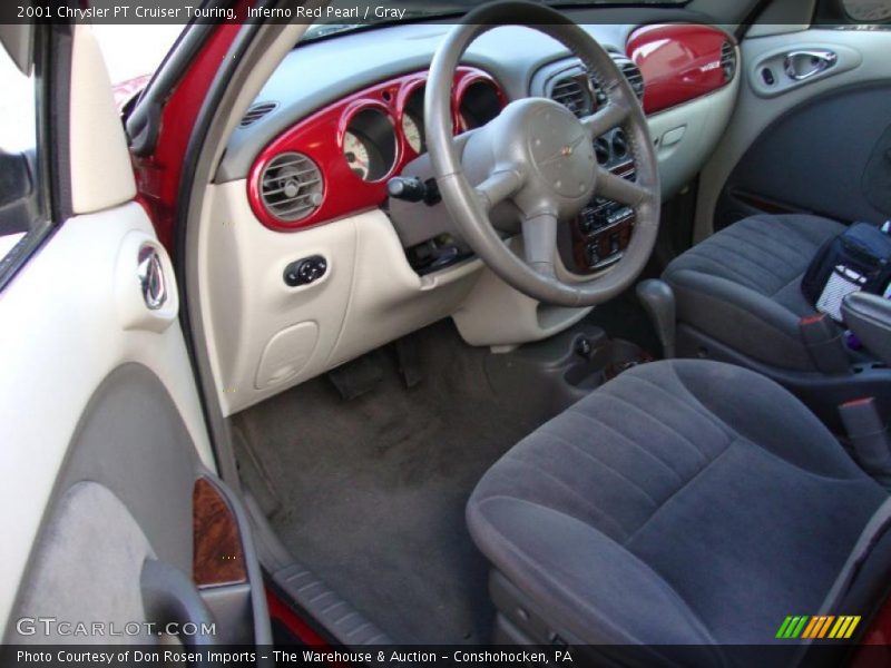 Inferno Red Pearl / Gray 2001 Chrysler PT Cruiser Touring