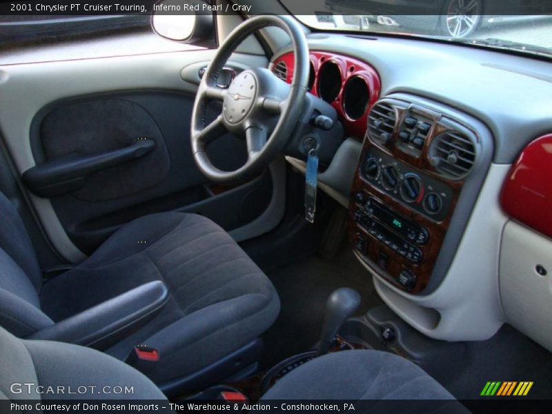 Inferno Red Pearl / Gray 2001 Chrysler PT Cruiser Touring