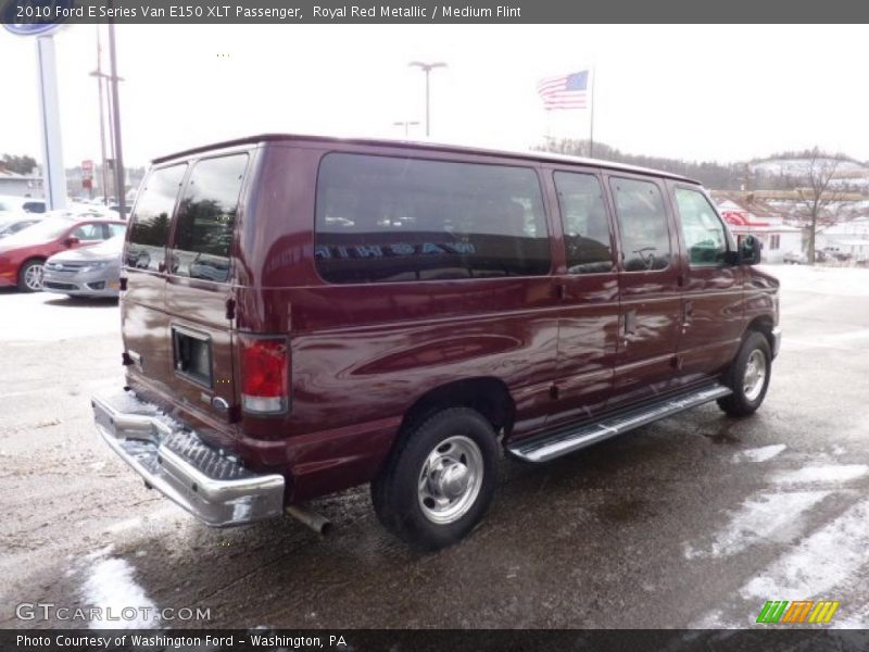  2010 E Series Van E150 XLT Passenger Royal Red Metallic