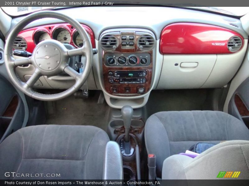Inferno Red Pearl / Gray 2001 Chrysler PT Cruiser Touring