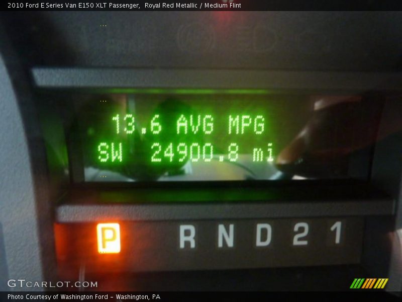 Royal Red Metallic / Medium Flint 2010 Ford E Series Van E150 XLT Passenger