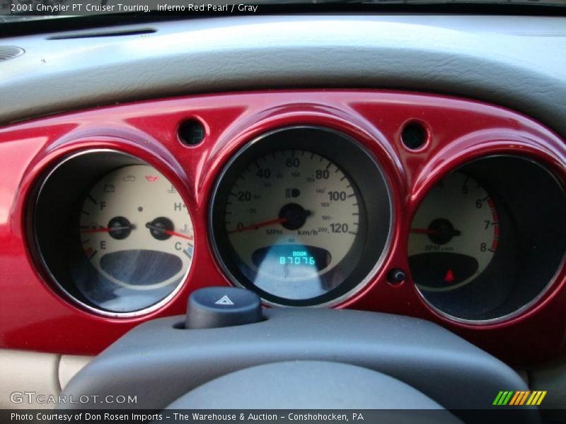 Inferno Red Pearl / Gray 2001 Chrysler PT Cruiser Touring