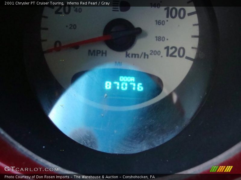 Inferno Red Pearl / Gray 2001 Chrysler PT Cruiser Touring