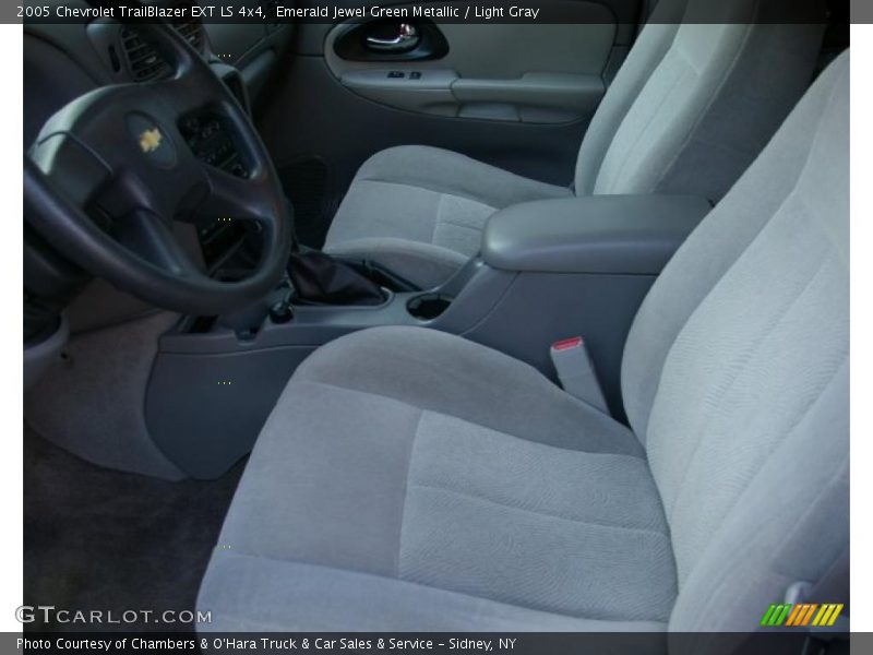 Emerald Jewel Green Metallic / Light Gray 2005 Chevrolet TrailBlazer EXT LS 4x4