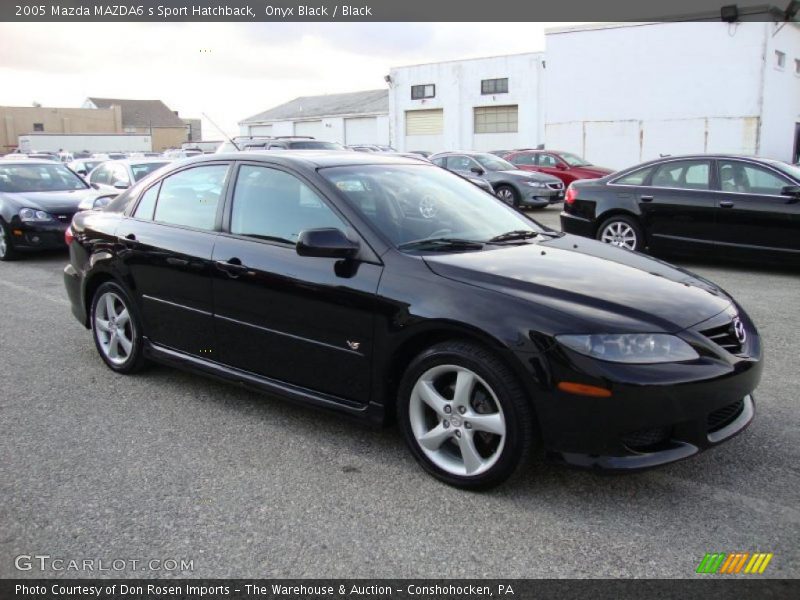 Onyx Black / Black 2005 Mazda MAZDA6 s Sport Hatchback