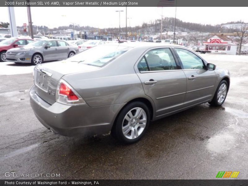 Vapor Silver Metallic / Medium Light Stone 2008 Ford Fusion SEL V6 AWD